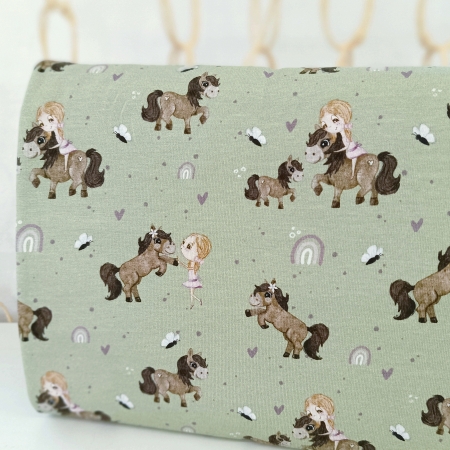 Kleiderstoffe aus Jersey Tiere online kaufen