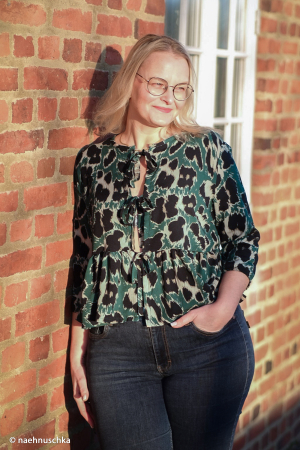 Viskose- Webware - @Kibadoo - Geoluxe Leo - grün