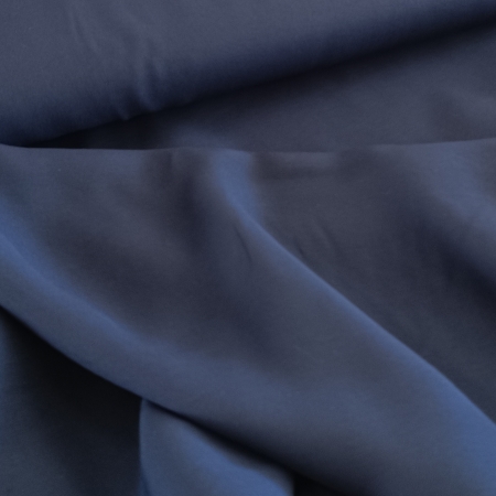 Viskose- Webware - Twill - Uni - marine