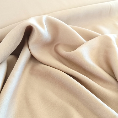 Viskose- Webware - Twill - Uni - beige