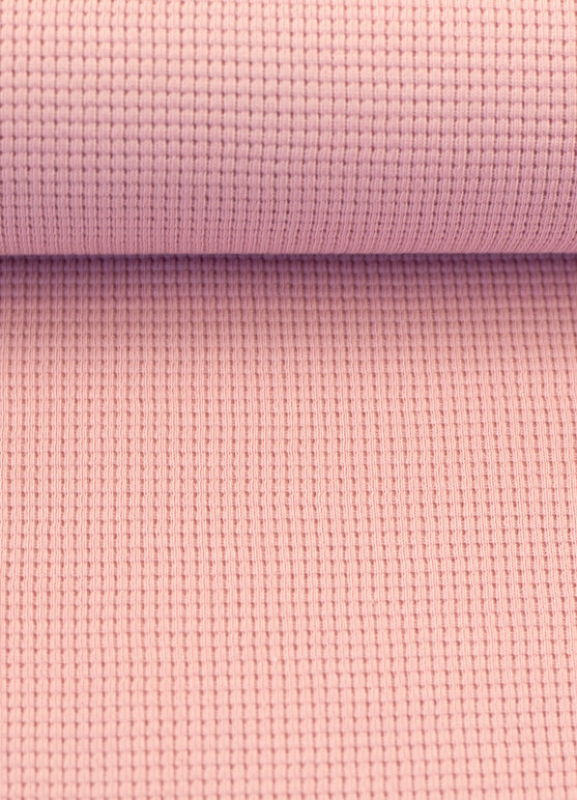 Waffeljersey - Clarissa - rosa - 432