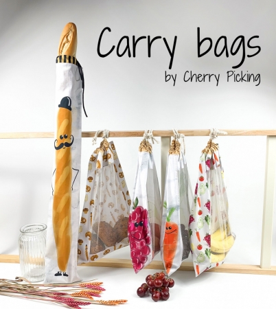 Cherry Picking Carry Bags - im Handumdrehen fünf praktische Beutel nähen