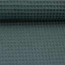 Waffelpiquè - Baumwolle - smaragd dunkel