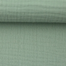 Musselin - Uni  - mint - Jenke