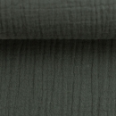 Musselin - Uni  - grau - Jenke