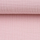 Musselin - Uni  - rosa hell - Jenke
