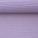 Musselin - Uni  - flieder - Jenke