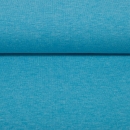 Jersey - Uni - türkis - melliert - 1842