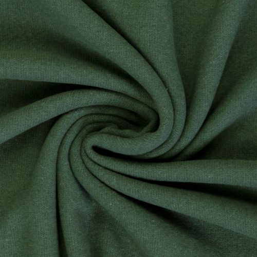 Strickstoff - Bono - angerauht - Made in Italy - khaki-dunkelgrün