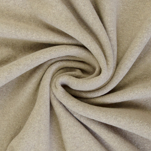 Strickstoff - Bono - angerauht - Made in Italy - taupè