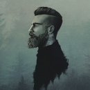 Panel - Jersey - Mystic Wood - Mann - grün