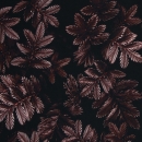 Viskose - Webware - Dark Leaves - by Thorsten Berger - red
