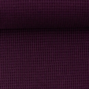 Waffeljersey - Clarissa - aubergine