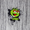 Panel - Jersey - Sesamstrasse - Oskar aus der Mülltonne