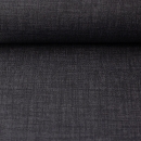 Baumwolle beschichtet - Uni - melliert - antrazit