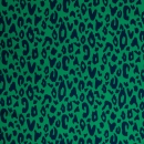 Viskose- Webware - Happy Leo - grün - blau - Cherry Picking