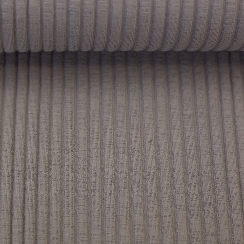 Rippjersey - breit - Andrick - taupè - dunkel