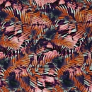 Jersey - Palmblätter - bunt