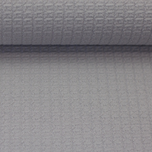 Jacquard Jersey - Palermo - Struktur - hellgrau