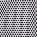 Baumwollstoff - Fußball Muster - klein - Tinholt