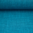 Baumwolle beschichtet - Uni - melliert - petrol