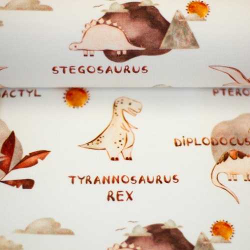 Jersey - Lima - Dinosaurier - Namen - weiss