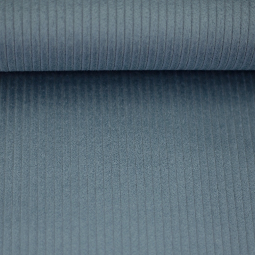 Breitcord - Uni - rauchblau - mit 3% Elasthan