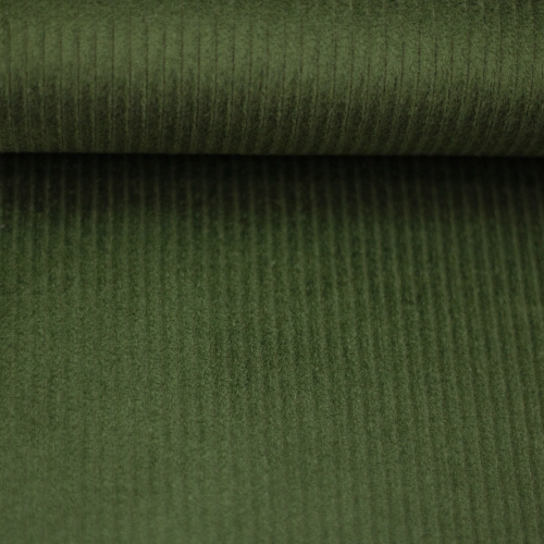 Breitcord - Uni - oliv - mit 3% Elasthan