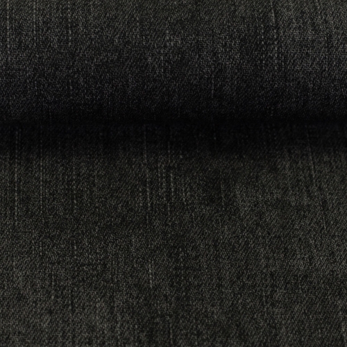 French Terry - Jeansoptik - Denim - antrazit - schwarz
