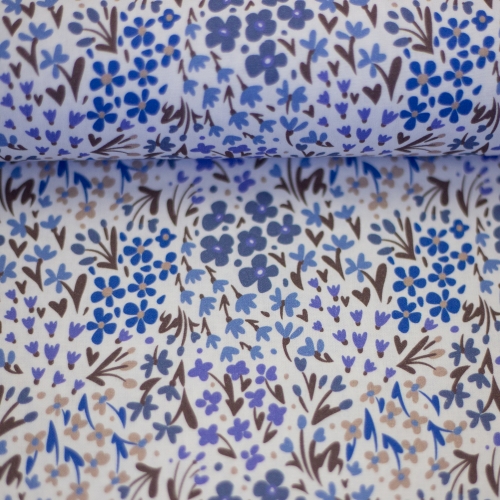 Baumwollstoff - Lilly - Blümchen