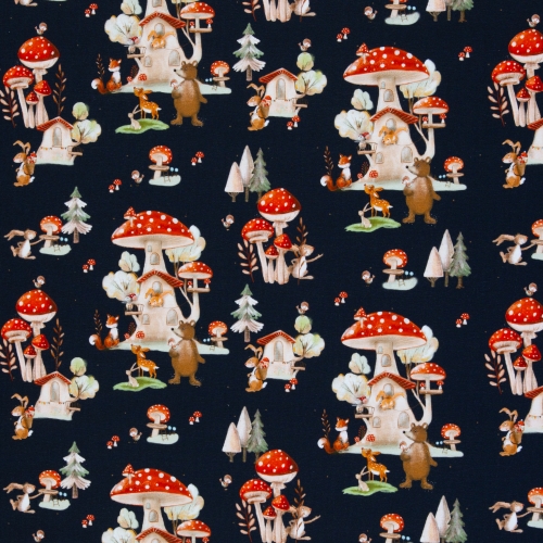 Jersey - Pilzhausen - Pilzwald - dunkelblau