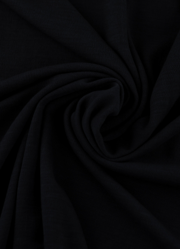 Merino Strick - 100 % Schurwolle - schwarz