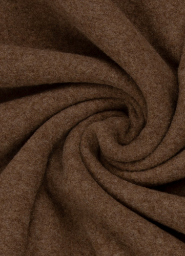 Merino Fleece - warm & weich - schlamm melliert