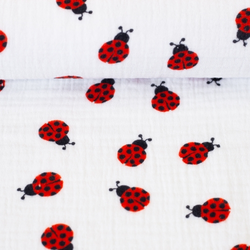 Musselin - Thea - Marienkäfer