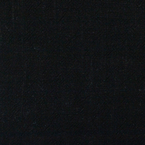 Viskose - Leinen - Uni - schwarz