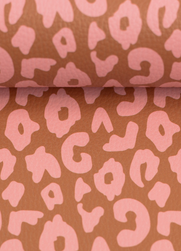 Kunstleder - Happy Leo - Cherry Picking - terra - altrosa