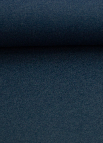 Taschenstoff - Wooly - Doubleface - blau - beige