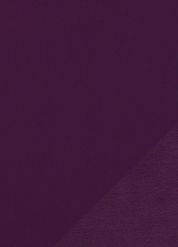 Softshell - Uni - aubergine - gefüttert
