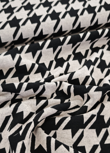 Hilco - Jacquardjersey - Hahnentritt