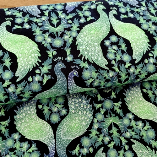 Canvas - Peacock Wedding - schwarz - grün