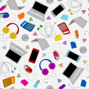 Baumwollstoff - Top of the class - by Blank Quilting - Hausaufgaben - Büro