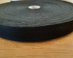 Gummiband schwarz in 20 mm Breite