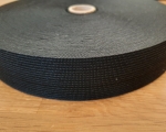 Gummiband schwarz in 30 mm Breite