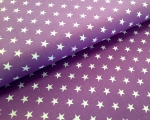 Baumwollstoff - Sterne - 10 mm - lila hell