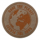 Applikation - save the world - silbergrau