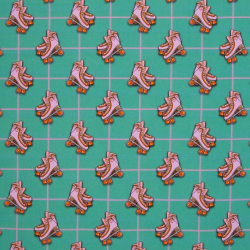 Happy Canvas - by Cherry Picking - Rollschuhe - mint