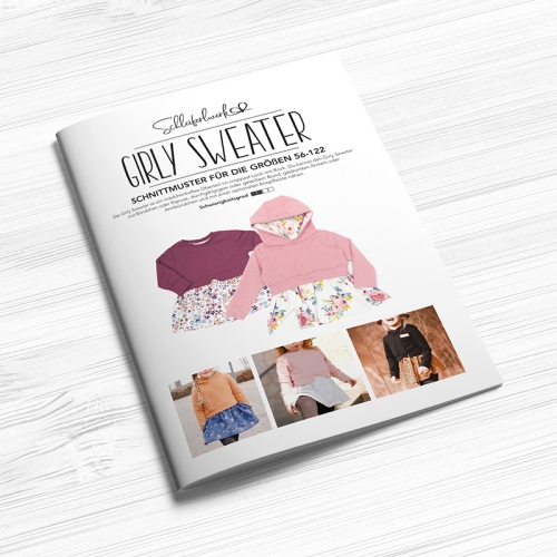 Schleiferlwerk - Papierschnittmuster Girly Sweater - 56 - 122
