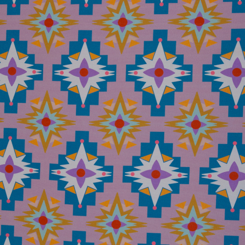 Dekostoff - Canvas - Sound - by Cherry Picking - blau