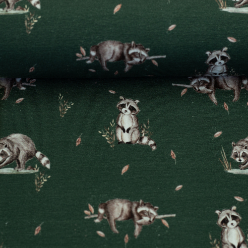 Jersey - liefe in the forest - by Christiane Zielinski - Waschbär