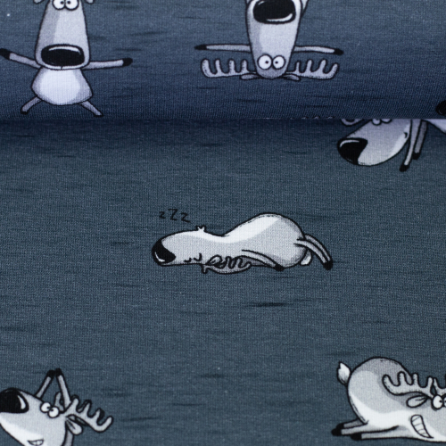 Sweat - Winter Moods - by Thorsten Berger - Rentier - jeansblau - Kopie